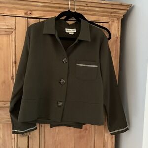 Michael Blake Vintage Women's Pant Suit Green 14p